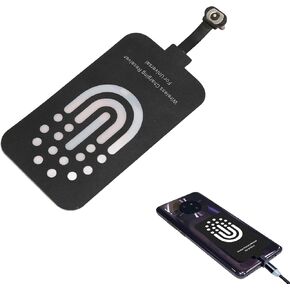 Type C Charging Receiver, Thin Charging Receiver, Type C Magnetic Suction, Magnetic Charging Back Patch for Phone