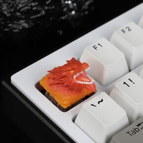 Keycaps,Resin Mechanical Keyboard Three-Dimensional Keycap,Steel Dragon Personalized Replacement Keycaps for Gaming Keyboards