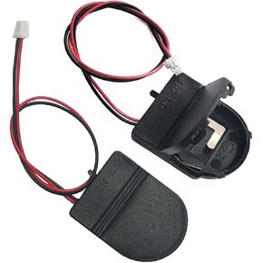 2PCS RTC Battery Case/Box Real Time Clock Holder Compatible with Raspberry Pi 5 for RPI 5 Pi5 (Not Include CR2032 Battery), Black