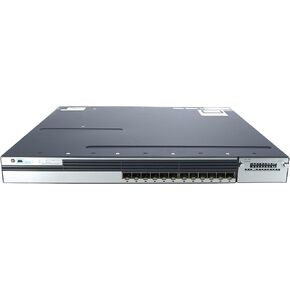 Cisco WS-C3750X-12S-S Catalyst 3750X 12-Port GbE SFP IP Base Managed Switch (Renewed)