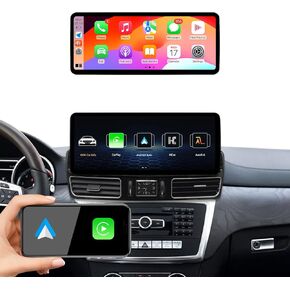 Ultra Narrow 12.3 Inch Carplay Android Auto Radio for Mercedes-Benz GLE GLS Class NTG 2016-2019 Car Stereo Multimedia Player DSP Bluetooth Mirror Link (Linux GLE GLS System)