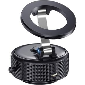 Electric Vacuum Magnetic Phone Holder, Car Phone Holder for Magsafe, Suction Cup Phone Mount, Cell Phone Car Mount, Car Accessories, Phone Holders for iPhone 16/15/14/13/12 All Smartphones