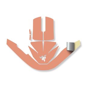 Mouse Skin Compatible with Razer Viper V3 Pro - Solid Peach - Premium 3M Vinyl Protective Wrap Decal Cover - Easy to Apply | Crafted in The USA by MightySkins
