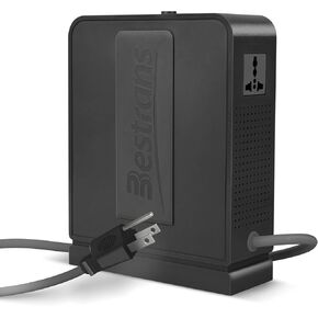 Step Up Transformer 110v to 220v, Heavy Duty 110v to 220v Converter 2000w Power Transformer, Step Up Voltage Converter with 2 Universal Outlets for 220V Asia Europe Appliance Use in US, Grey