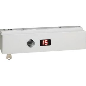 SDC 1511S Series Exit Check Single Aluminum Integrated Delayed Egress Electromagnetic Lock with Key Switch, 12 VDC, 1650 lbs Holding Force, 11" Length x 2-3/4" Height x 1-9/16" Depth (Pack of 1)