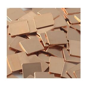20 * 20mm Copper Shim, 10 Pcs Efficient Fast Heat Dissipation Shim Piece Heat Sink Thermal Pad Suitable for GPU CPU Laptop, 6 Kinds of Thickness Optional(1mm)