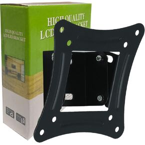 Nuyoah Wall Monitor Mount RV TV Mount for 14"-26" Monitor TV Screen, Small TV Wall Mount for Computer Camper Boat, Quick Release Tilt Low Profile Hold up to 44lbs, Max VESA Mount 100x100mm