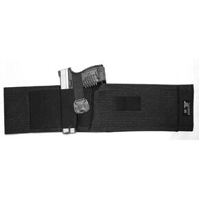DTOM Breathable Elastic Belly Band Holster for Concealed Carry | Fits Small to Medium Size Guns Such as Glk 19, 17, 42, 43, Ruger LCP, LC9, SR9c, XD Compact, | for Men and Women | Ambidextrous |