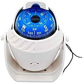 MASO Car Boat Compass Marine Military Electronic Navigation Compasses LED Red Illuminated Light Pivoting Compass for Outdoor Camping Hiking Mountaineering