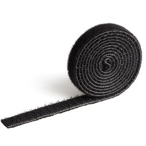 DURABLE CAVOLINE Grip 10, Self-Gripping Cable Tie, Cable Management, Seamless Organization, Versatile, 1000 x 10 mm, 40" L x 0.4" W, Black (503101)