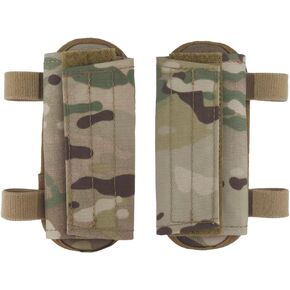 2 Packs Tactical Shoulder Strap Pad Fit JPC 1-3, R, SPC Series, 2.3 to 2.5 IN Width Vest Strap Backpack Strap, with Hook Loop & Breathable Air Mesh Decompress 3D Spacer & Cables Organizer Loop(CP)