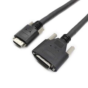 CameraLink High-Speed Signal Cable - SDR26 to MDR26 for Industrial Cameras with Drag Chain Flexibility - 1 Meter Length