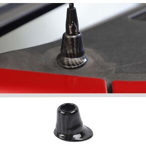 JWWY Radio Antenna Base Cover Antenna Housing Mount Lid Cap Base Fit for 2021-2025+ Ford F150 Exterior Accessories Carbon Fiber