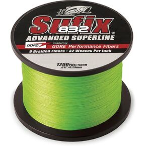 Sufix 832 Braid 15 LB 660-315L: 832 BRAID 15 LB NEON LIME ، حجم واحد in Kuwait