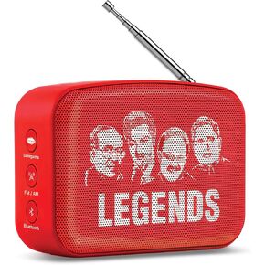 Carvaan Saregama Mini TELEGU Bluetooth Speaker (Sunset Red)