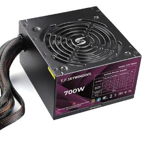 700W Power Supply Gold,Standard ATX Form Factor,Full Voltage 110-230V,12V Active PFC Reliable Performance Energy-Efficient with 125mm Ultra-Quiet FDB Fan for Desktop Gaming PC Server