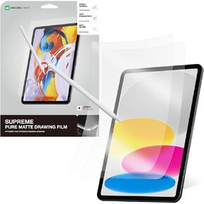 AMAZINGthing 2 Pack for iPad 10th Generation Screen Protector 10.9 inch 2022, High Sensitivity, Anti Glare Matte Film, Writing, Sketching and Drawing Like on Paper, Compatible with Apple Pencil