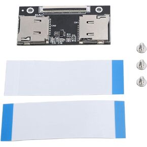 Micro Storage Card Adapter, Supports Large Capacity Micro Storage Bag Flash Memory Cards. Convert Two Micro Storage Cards a CE(ZIF) Hard Drive Interface for Laptops