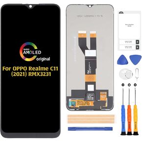 A-MIND for Oppo Realme C11 2021 Original with Screen Replacement Touch Digitizer RMX3231 LCD Display Full Assembly Repair Kits,with Tools