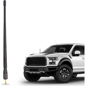 Short Antenna Compatible for Ford F150 2009-2025 & Bronco Accessories 2021-2025, 13" Flexible Rubber Truck Antenna Replacement, for Car FM/AM Radio Reception