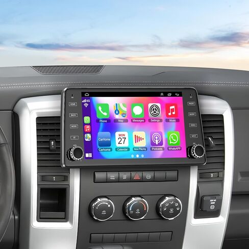 4G+64G Android 13 Car Radio for Dodge RAM 1500/2500/3500 (2009-20012) ، لـ Jeep Wrangle/Unlimited (2007-2015) ، 9''touch Screen Stereo مع Carplay اللاسلكي ، Android Auto ، GPS Mavigation ، Bluetooth5. 2 in Kuwait