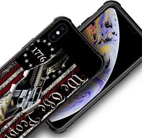 CASE متوافق مع CASE iPhone XR ، Flag American Classic 1776 We The People Case لحالات iPhone XR للرجال المعجبين ومكافحة الخدش وحالة حماية الهاتف المقاومة للصدمات in Saudi Arabia