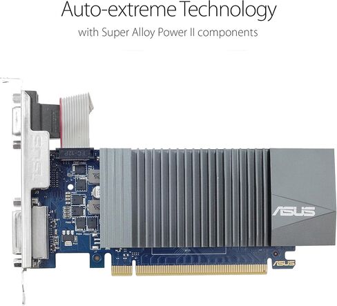 ASUS GeForce GT 710 1GB GDDR5 HDMI VGA DVI Graphics Card (GT710-SL-1GD5-BRK) in Saudi Arabia