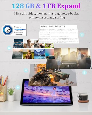 Doogee T10 Android 12 Tablet 2K 10.1 بوصة ، Octa-Core Android 12 OS ، 8+7GB RAM 128GB ROM (TF 1TB) ، بطارية 8300mAh ، 2.4/5G WIFI in Kuwait