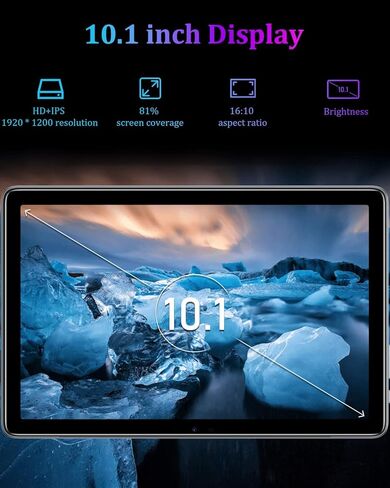 Doogee T10 Android 12 Tablet 2K 10.1 بوصة ، Octa-Core Android 12 OS ، 8+7GB RAM 128GB ROM (TF 1TB) ، بطارية 8300mAh ، 2.4/5G WIFI in Kuwait