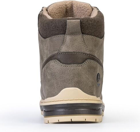 CC-Los Men's Winter Snow Boots with Sherpa Fleece Lining Waterproof Slip-Resistant Insulated Size 7.5-14 in Saudi Arabia
