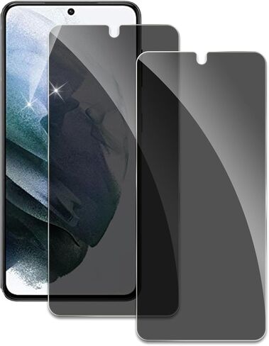 2 حزمة شاشة شاشة الخصوصية لـ Samsung Galaxy S21 Plus ، فيلم زجاجي مضاد للتجسس ، صلابة 9H ، حماية حافة الترقية ، التثبيت السهل ، خالية من الفقاعات ، ودية للحالة in Kuwait