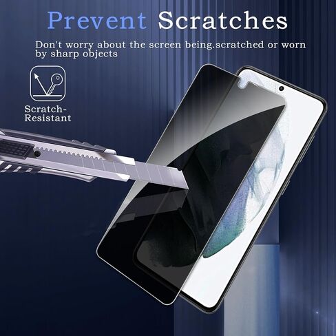 2 حزمة شاشة شاشة الخصوصية لـ Samsung Galaxy S21 Plus ، فيلم زجاجي مضاد للتجسس ، صلابة 9H ، حماية حافة الترقية ، التثبيت السهل ، خالية من الفقاعات ، ودية للحالة in Kuwait