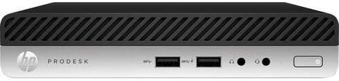 HP Business Desktop Prodesk 400 G5 - Core I3-9100T - RAM 4GB - 128GB SSD - Mini Desktop - Freedos - Intel UHD Graphics 630 - English Keyboard - LAN Wireless - Bluetooth in Kuwait
