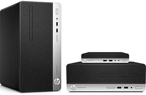 HP Business Desktop Prodesk 400 G5 - Core I3-9100T - RAM 4GB - 128GB SSD - Mini Desktop - Freedos - Intel UHD Graphics 630 - English Keyboard - LAN Wireless - Bluetooth in Kuwait