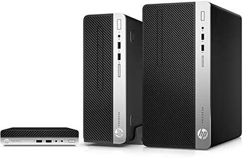 HP Business Desktop Prodesk 400 G5 - Core I3-9100T - RAM 4GB - 128GB SSD - Mini Desktop - Freedos - Intel UHD Graphics 630 - English Keyboard - LAN Wireless - Bluetooth in Kuwait