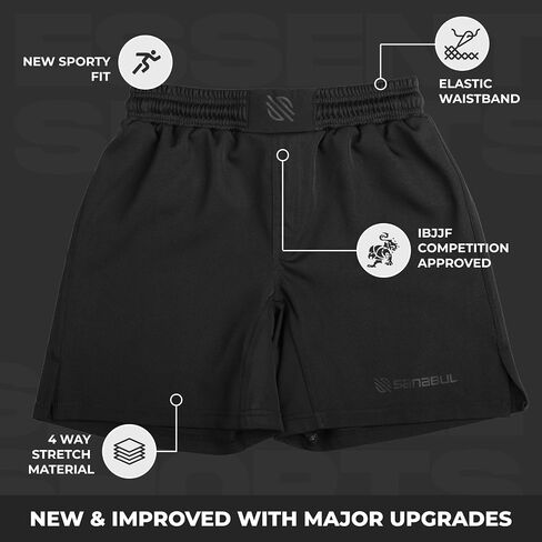 Sanabul Essential MMA Shorts | BJJ Shorts | Boxing Shorts | Fight Shorts in Saudi Arabia