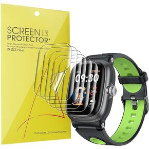 Compatible for Anyloop ALK1 Smart Watch Screen Protector, [6 Pack] Full Coverage TPU Clear Film Compatible for Anyloop K1, ALK1 1.5 Inches Smart Watch (6 Pack)