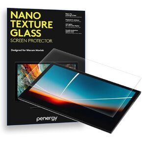 Screen Protector made for Wacom Movink DTH135 - Nano Texture Glass, Paper Feel, Anti Glare, HB Lead Pencil Friction, Scratch Resistant, Matte Finish, Touch Sensitive, Eye Protection, Smudge Resistant
