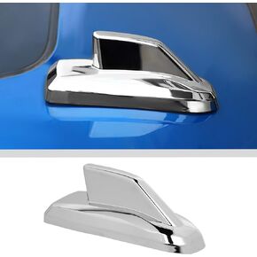 JWWY Shark Fin Antenna Cover Roof Antenna Cover Antenna Cap Antenna Housin Antenna Cover Trim Fit for 2019-2024 Chevy Silverado,Suburban,Tahoe, GMC Yukon, GMC Sierra Exterior Accessories Chrome
