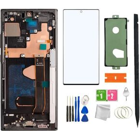 Compatible with Samsung Galaxy Note20 Ultra 5G LCD Display Screen Assembly Replacement for Samsung Note 20 Ultra N985U/ N986UTouch Digitizer Screen+ Tools (Black)