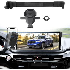 Car Phone Holder for 2022-2025 Acura MDX Accessories,Adjustable GPS Acura MDX Phone Mount for 12.3-inch Screen,Hands-Free Ultra Stable Air Vent Phone Stand