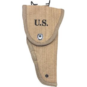 CALYX M1916 M1 Experimental Canvas Holster for M1911 .45 1911 (Colt) Semi-Auto Pistol Canvas Holster-Khaki