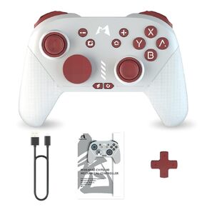 AIROKA MOBAPAD ChiTu Switch Controller, Gamepad For Windows, Android And iOS, Mecha-Tactile Action Buttons, Pro Controller With HD Vibration Mode And Bluetooth Wired Adjustment Mode