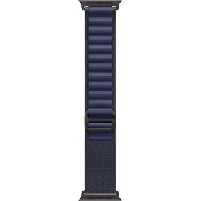 Apple Watch Band - Alpine Loop (49mm) - Navy with Black Titanium Finish - Medium in Kuwait