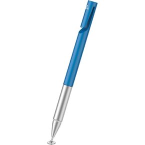 Adonit Mini 4 (Royal Blue) Universal Stylus Disc Capacitive Pen, Pocket-Sized Touch Screen Pens, Laser Cut Clip. Compatible with Apple/iPhone/iPad/Mini/Air/Android/Galaxy/All Touch Screens & Tablets