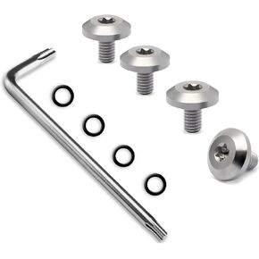 Guuun Beretta 92 Grips Screws, 4 O Rings, T10 Torx Key, 4 Stainless Steel Screws Fancy Beretta 92 Screws