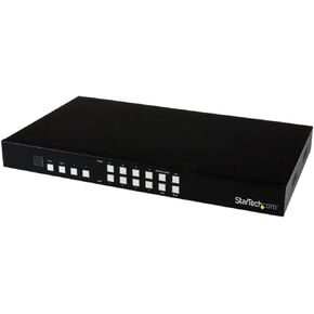 StarTech.com 4x4 HDMI Matrix Switch with Picture-and-Picture Multiviewer or Video Wall - 4x4 Matrix Switch with Video Combining, TAA (VS424HDPIP)