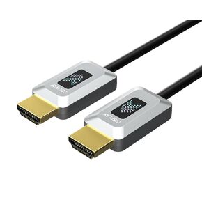 GeoHN.G 8K HDMI Fiber Optic Cable 33FT, Certified 48Gbps Ultra High-Speed HDMI 2.1 Cable 8K@60Hz 4K@120Hz/144Hz Dynamic/HDR10/eARC/HDCP 2.2&2.3/3D, Compatible with RTX 3090/PS5/Roku TV/HDTV/Blu-ray
