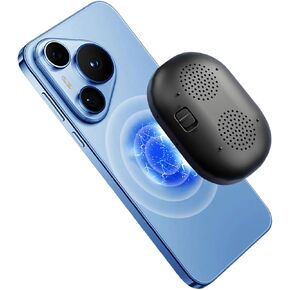 Portable Sound Amplifier,Wireless Bluetooth Sound Amplifier - Volume Booster Designed for Seniors, Enhances Phone Sound for Hearing-Impaired Users to Enjoy Clear Calls and Music (Black)