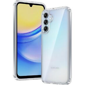 FNTCASE for Samsung Galaxy A36-5G Case: Military Grade Drop Protection Anti Yellowing Cell Phone Cover - Rugged Shockproof Protective Bumper Transparent Cases(Clear)